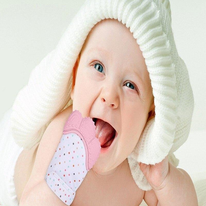 Baby Teether Gloves Mitten Toy - Image 4