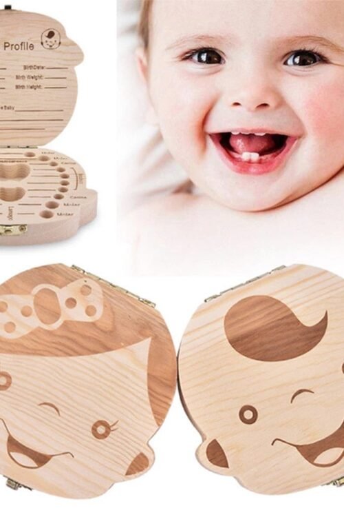 Baby Wooden Teeth Organizer