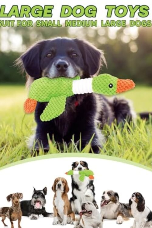 Stuffed Duck Squeaky Dog Toy