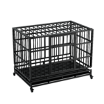 48-Inch Heavy Duty Dog Crate with Wheels