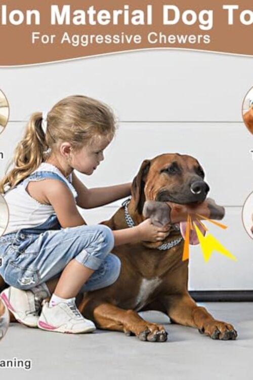 Bacon Flavor Tough Dog Chew Toy