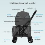 Lightweight Folding Pet Trolley