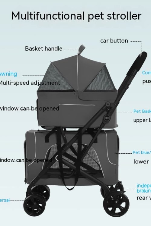 Lightweight Folding Pet Trolley